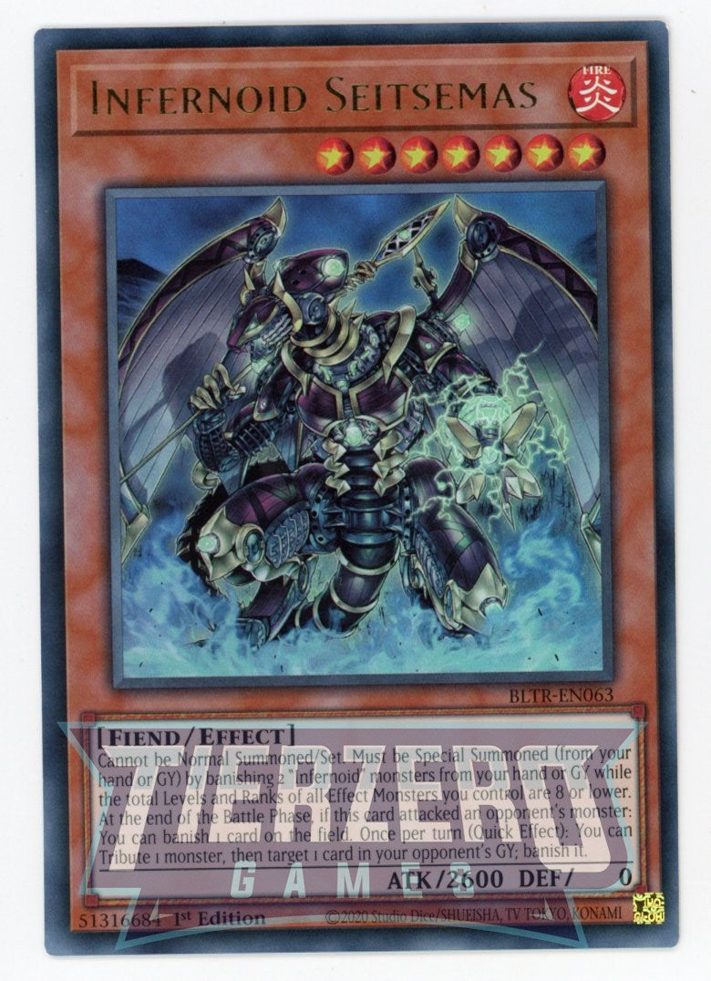 BLTR-EN063 - Infernoid Seitsemas - Ultra Rare - Effect Monster - Battles of Legend Terminal Revenge