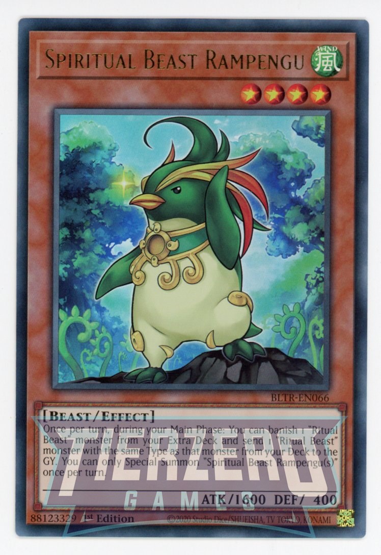 BLTR-EN066 - Spiritual Beast Rampengu - Ultra Rare - Effect Monster - Battles of Legend Terminal Revenge