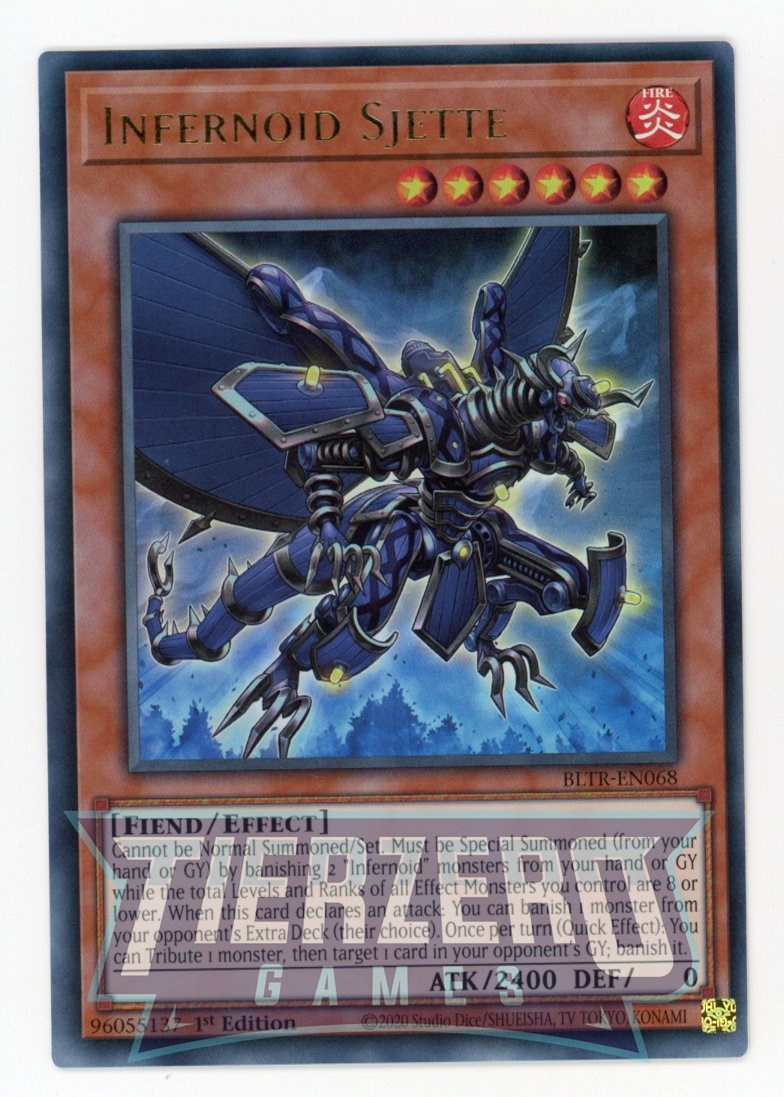 BLTR-EN068 - Infernoid Sjette - Ultra Rare - Effect Monster - Battles of Legend Terminal Revenge