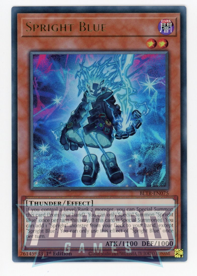 BLTR-EN075 - Spright Blue - Ultra Rare - Effect Monster - Battles of Legend Terminal Revenge