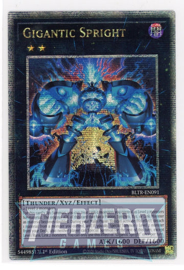 BLTR-EN091 - Gigantic Spright - Quarter Century Secret Rare - Battles of Legend: Terminal Revenge