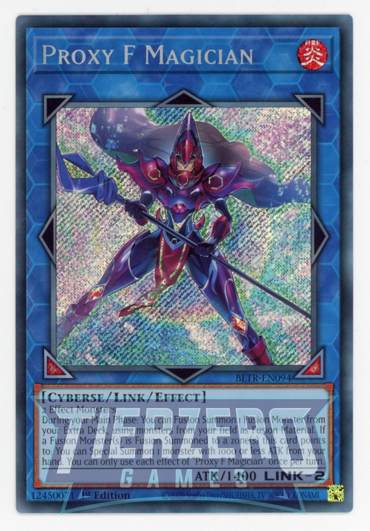 BLTR-EN094 - Proxy F Magician - Secret Rare - Effect Link Monster - Battles of Legend Terminal Revenge