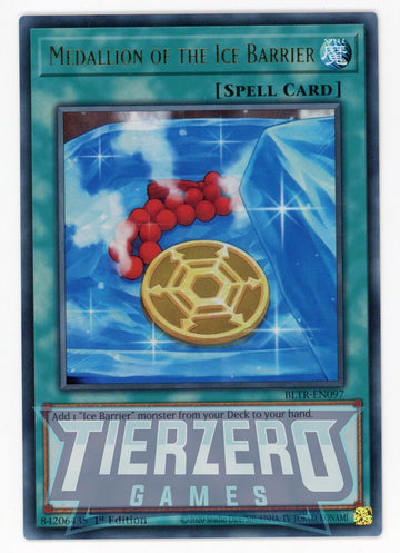 BLTR-EN097 - Medallion of the Ice Barrier - Ultra Rare - Battles of Legend: Terminal Revenge
