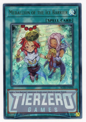 BLTR-EN098 - Medallion of the Ice Barrier (Alternate Art) - Ultra Rare - Battles of Legend: Terminal Revenge