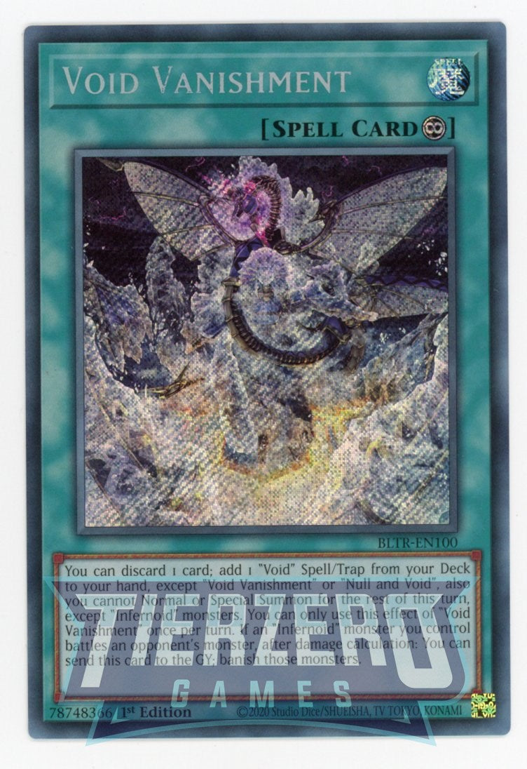 BLTR-EN100 - Void Vanishment - Secret Rare - Continuous Spell - Battles of Legend Terminal Revenge