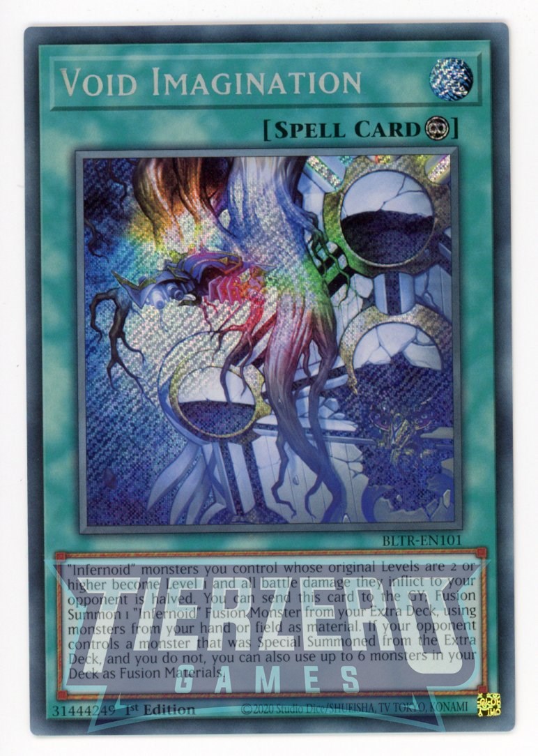 BLTR-EN101 - Void Imagination - Secret Rare - Continuous Spell - Battles of Legend Terminal Revenge