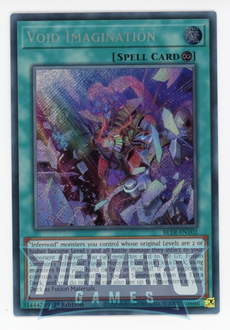 BLTR-EN102 - Void Imagination (alternate art) - Secret Rare - Continuous Spell - Battles of Legend Terminal Revenge