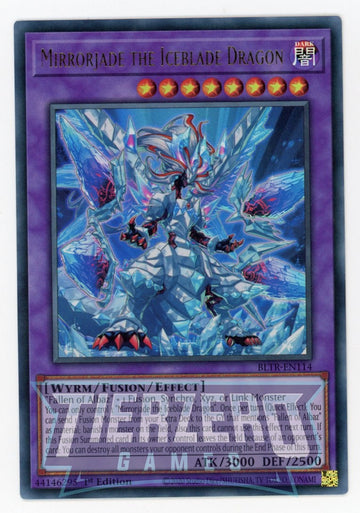 BLTR-EN114 - Mirrorjade the Iceblade Dragon - Ultra Rare - Battles of Legend: Terminal Revenge