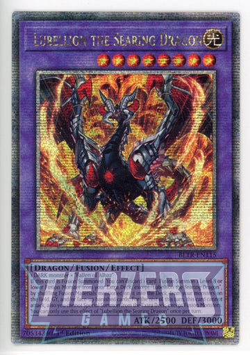 BLTR-EN115 - Lubellion the Searing Dragon - Quarter Century Secret Rare - Battles of Legend: Terminal Revenge