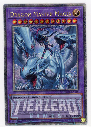 BLTR-EN118 - Dragon Master Magia - Quarter Century Secret Rare - Battles of Legend: Terminal Revenge