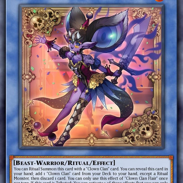 yugioh clown deck BLZD-EN029 Clown Crew Flair - Super Rare
