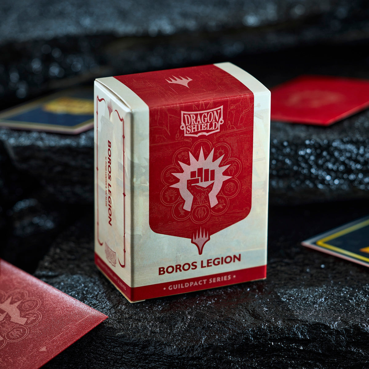 Dragon Shield Guildpact Series Boros Legion Matte Dual Art Sleeves box