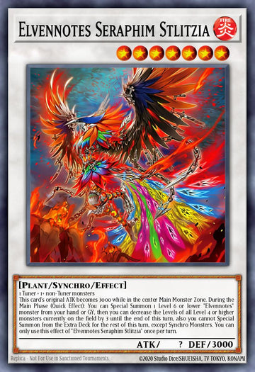 BPRO-EN040 - Elfnote Seraphim Strelitzia - Starlight Rare - Burst Protocol