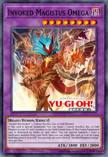 BPRO-EN100 - Invoked Magistus Omega - Ultra Rare - Burst Protocol