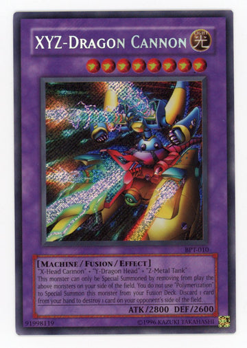 BPT-010 - XYZ-Dragon Cannon - Secret Rare - 2003 Collectors Tin - LP
