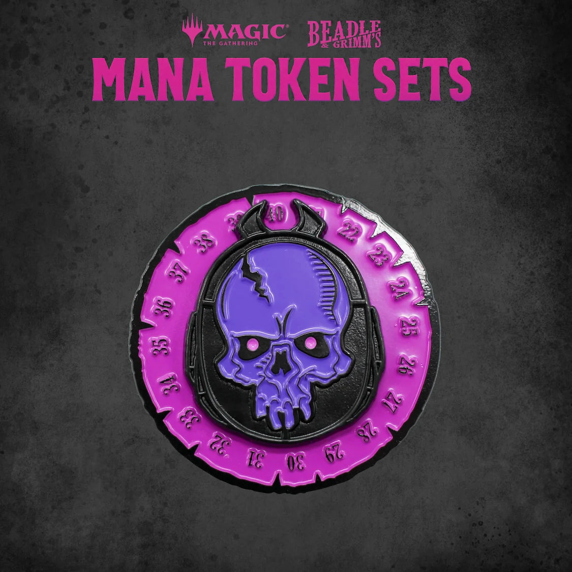 Beadles & Grimm - Black Mana Token Set