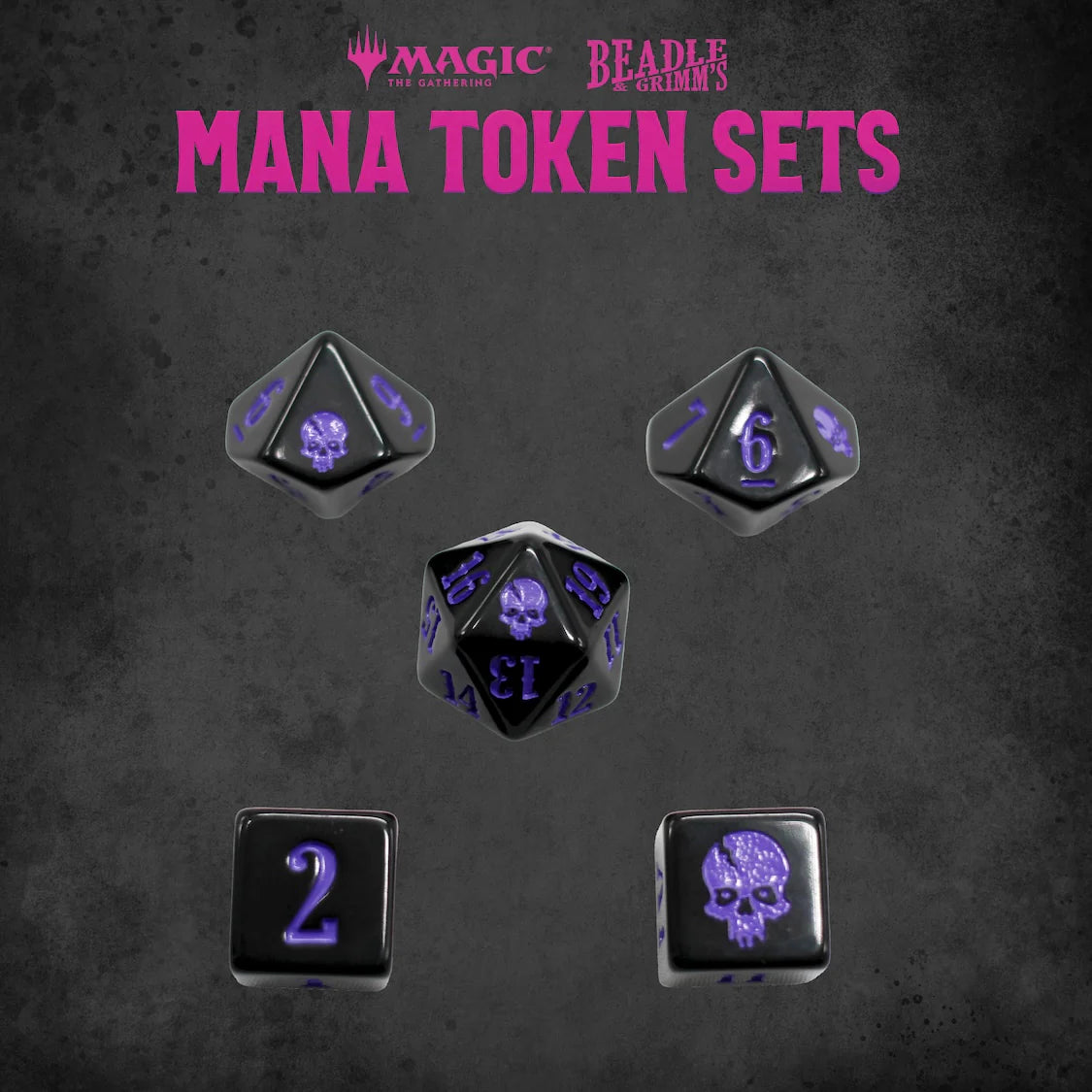 Beadles & Grimm - Black Mana Token Set