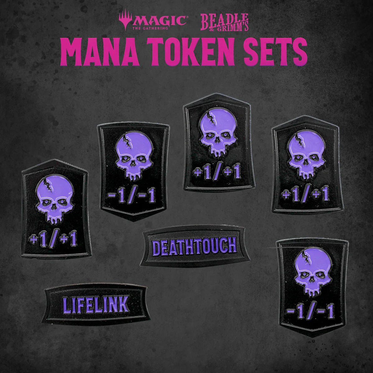 Beadles & Grimm - Black Mana Token Set