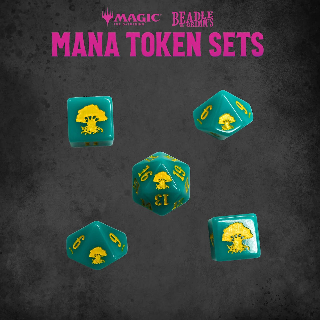 Beadles & Grimm - Green Mana Token Set