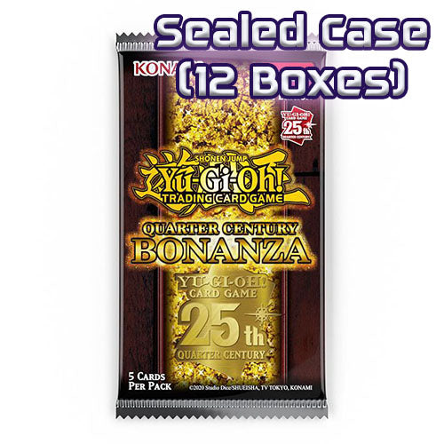 Yugioh Quarter Century Bonanza Booster Box x12 (Sealed Case)