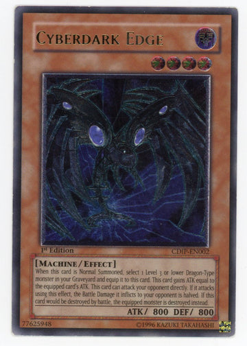 CDIP-EN002 - Cyberdark Edge - Ultimate Rare - Cyberdark Impact - 1st Edition - LP