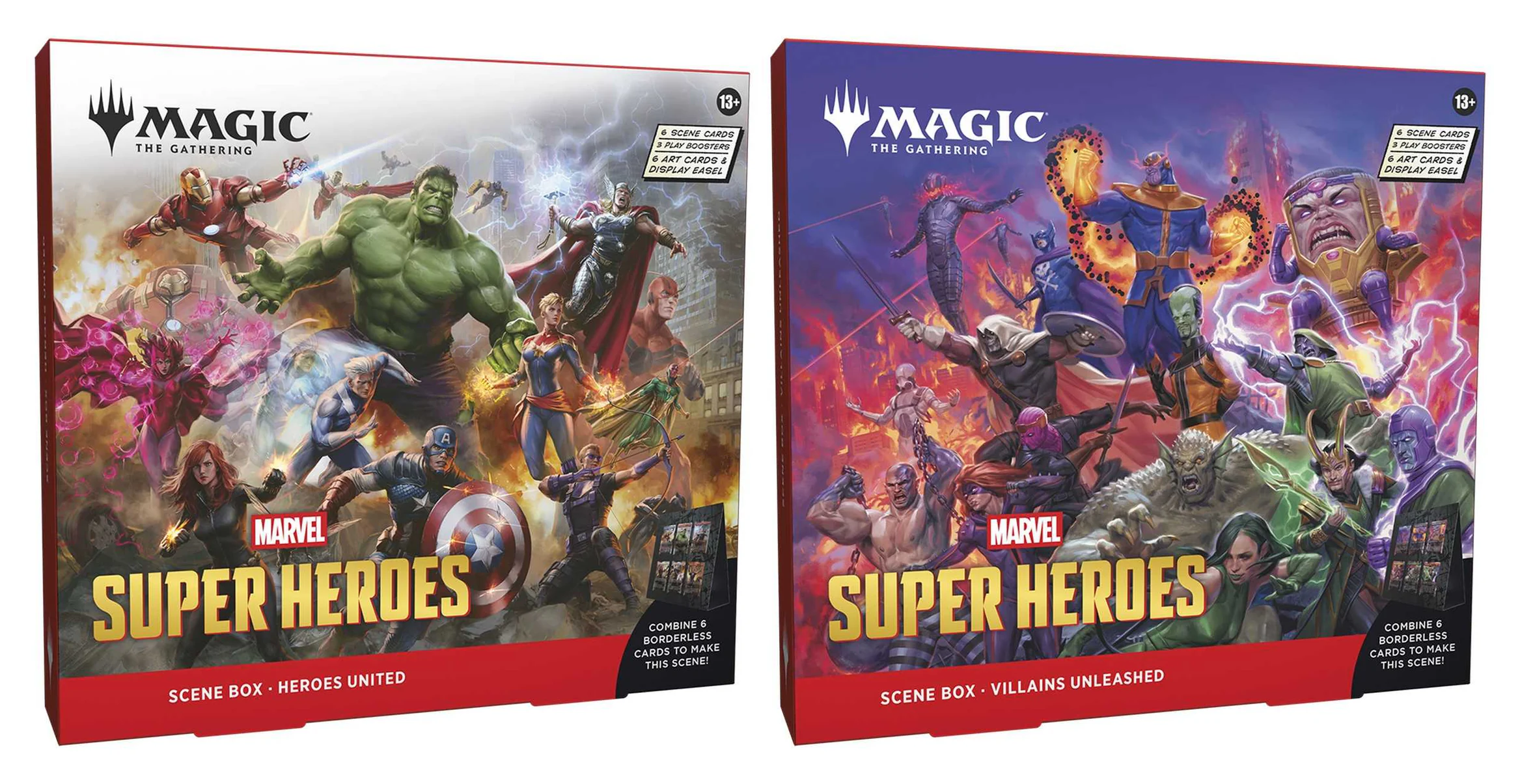 Buy both Marvel Super Heroes Scene Boxes for £45