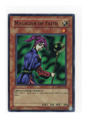 CP02-EN003 - Magician of Faith - Super Rare - Champion Pack 2 - NM