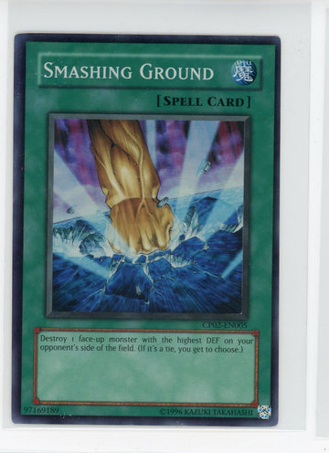 CP02-EN005 - Smashing Ground - Super Rare - Champion Pack 2 - EX