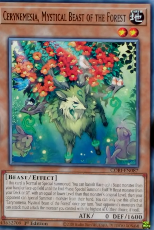 CORI-EN087 - Cerynemesia, Mystical Beast of the Forest - Common - Chaos Origins