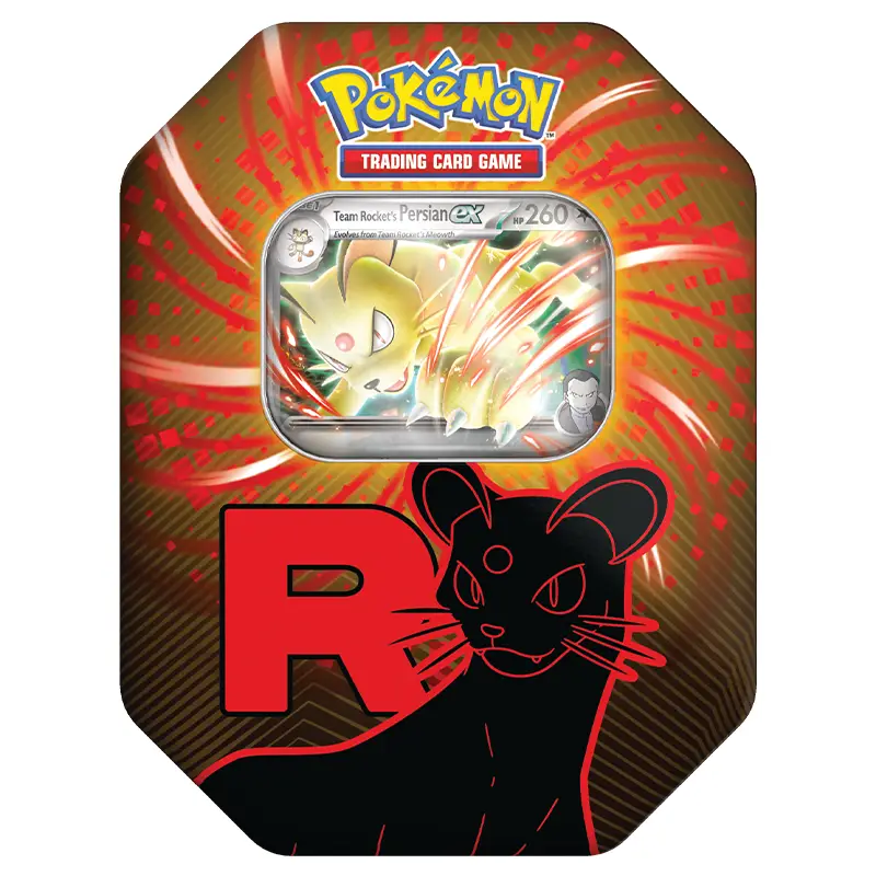 Pokémon S&V Team Rocket Tin - Team Rockets Persian Ex -