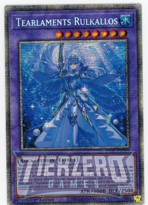 DABL-EN039 - Tearlaments Rulkallos - Starlight Rare - Effect Fusion Monster - Darkwing Blast