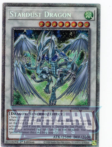 DAMA-EN100 - Stardust Dragon - Starlight Rare - Dawn of Majesty
