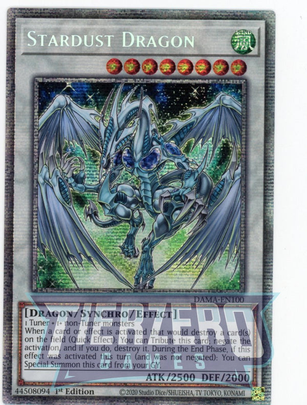 DAMA-EN100 - Stardust Dragon - Starlight Rare - Effect Synchro Monster - Dawn of Majesty