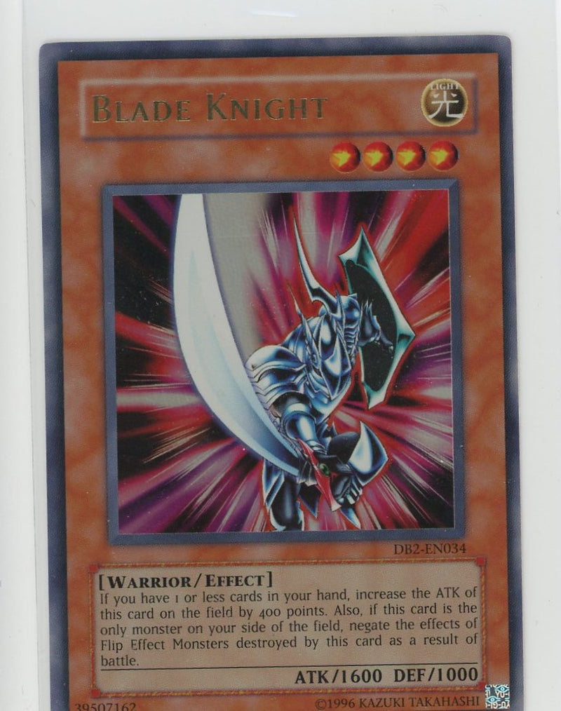 DB2-EN034 - Blade Knight - Ultra Rare - Effect Monster - Dark Beginning 2 VLP