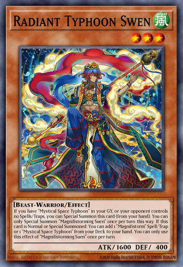 DOOD-EN014 - Radiant Typhoon Swen - Ultra Rare - Doom of Dimensions