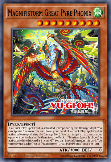 DOOD-EN017 - Magnifistorm Great Pyre Phonix - Starlight Rare - Doom of Dimensions