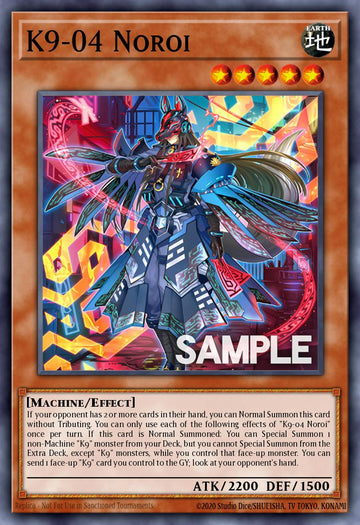 DOOD-EN025 - K9-04 Noroi - Starlight Rare - Doom of Dimensions