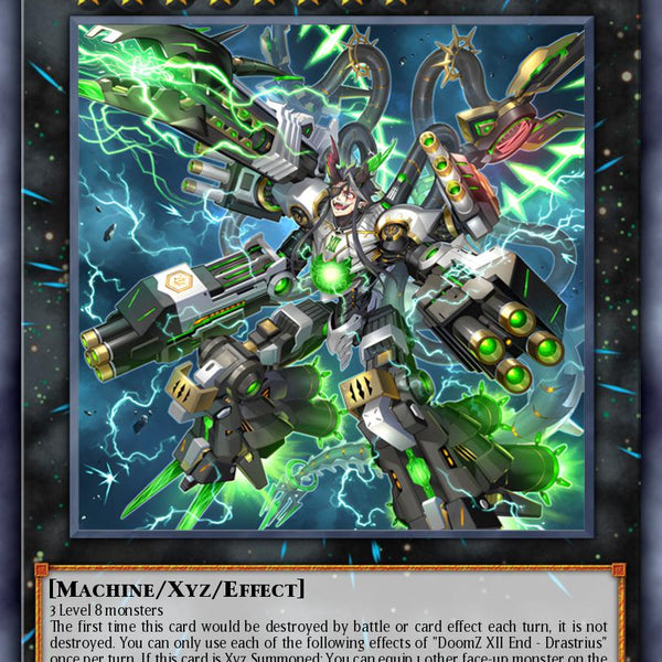 yugioh doom z deck DOOD-EN045 - DoomZ XII End - Drastrius - Secret Rare