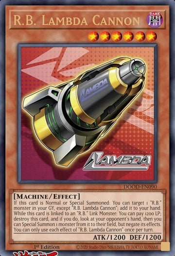 DOOD-EN090 - R.B. Lambda Cannon - Ultra Rare - Doom of Dimensions