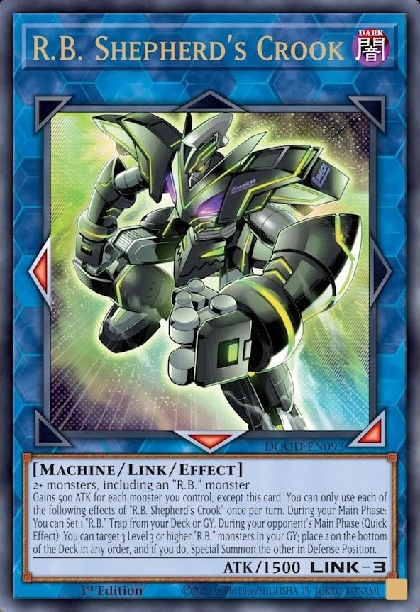 DOOD-EN093 - R.B. Shepherd's Crook - Ultra Rare - Doom Of Dimensions