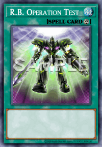 DOOD-EN094 - R.B. Operation Test - Super Rare - Doom Of Dimensions