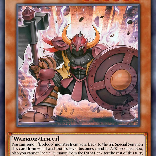 yugioh dododo cards DUAD-EN004 - Dodododo Warrior - Ultra Rare