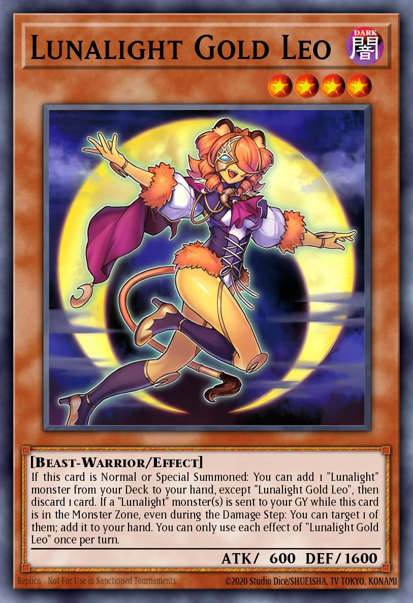 DUAD-EN005 - Lunalight Gold Leo - Starlight Rare