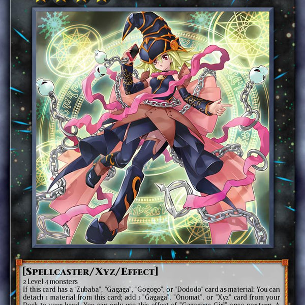 yugioh gagaga gogogo dododo deck DUAD-EN043 - Gagagaga Girl - Starlight Rare