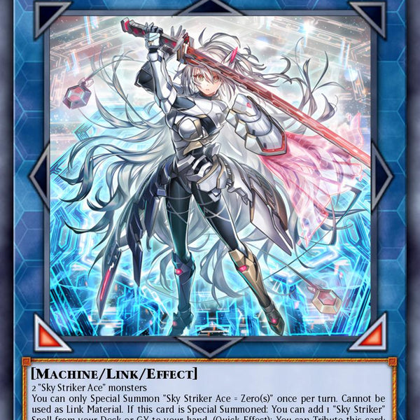 DUAD-EN049 - Sky Striker Ace = Zero - Starlight Rare - Duelist's Advan DUAD-EN049 - Sky Striker Ace = Zero - Starlight Rare - Duelist's Advan