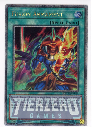 DUNE-EN061 - Fusion Armament - Quarter Century Secret Rare - Duelist Nexus