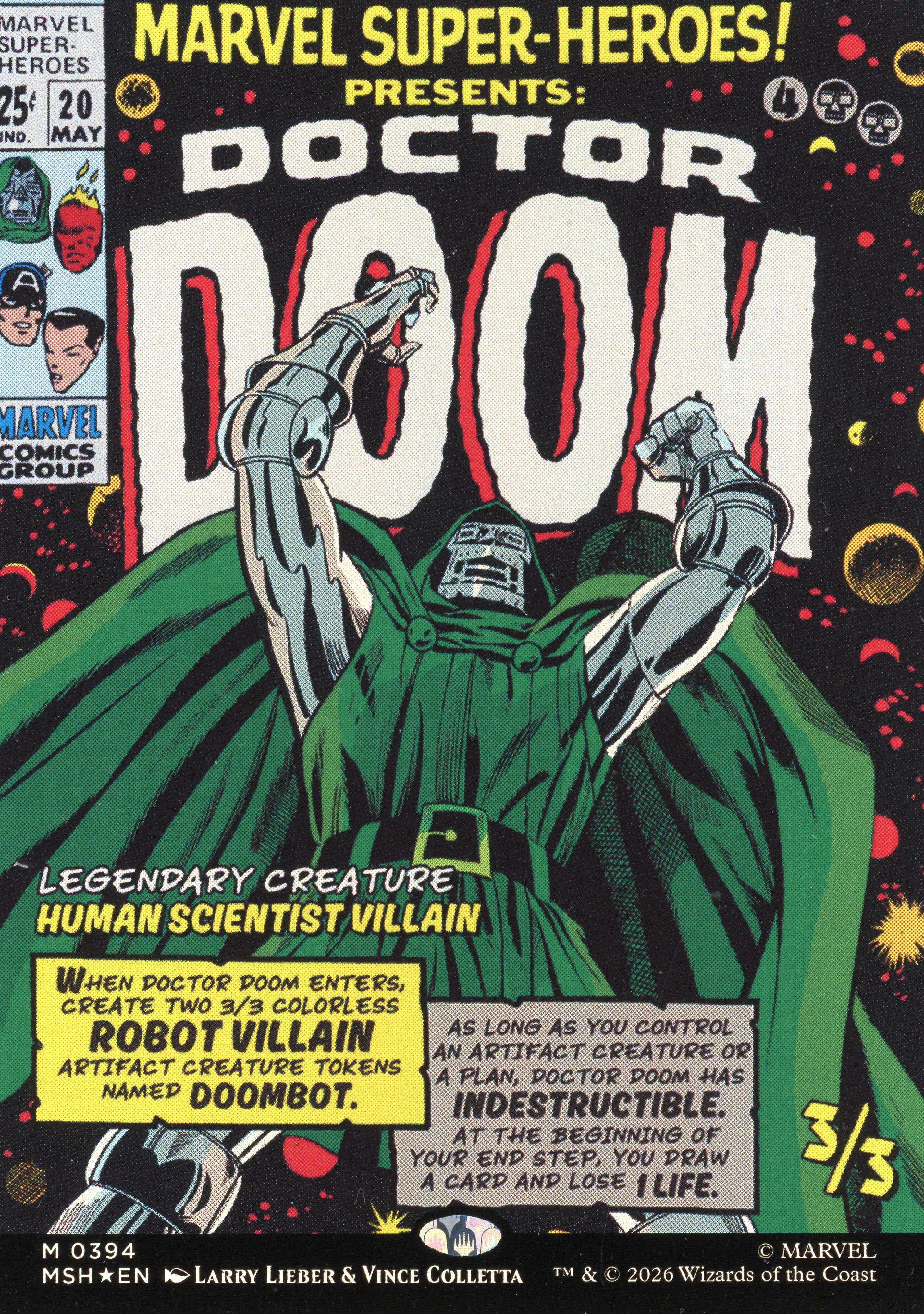 Doctor Doom - Mythic - Marvel Super Heroes - MSH-0394 (Foil)