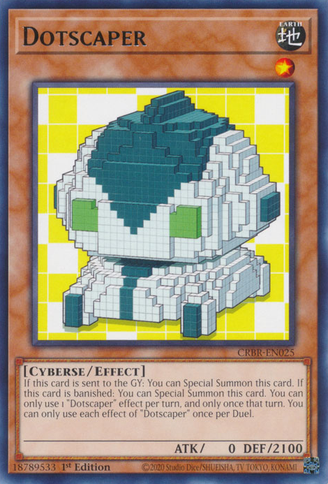 CRBR-EN025 - Dotscaper - Rare - Effect Monster - Crossover Breakers