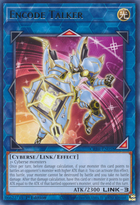 CRBR-EN058 - Encode Talker - Rare - Effect Link Monster - Crossover Breakers