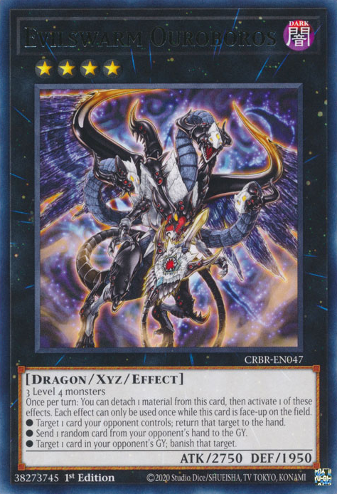 CRBR-EN047 - Evilswarm Ouroboros - Rare - Effect Xyz Monster - Crossover Breakers